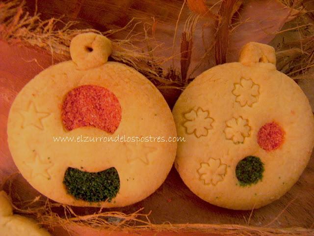 Galletas Bolas y Velas. DÍA 17 Calendario de Adviento'12