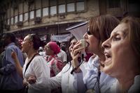 Women's march in Tahrir #April20