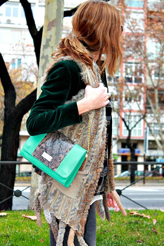 blazer de terciopelo con sorteo de Navidad!