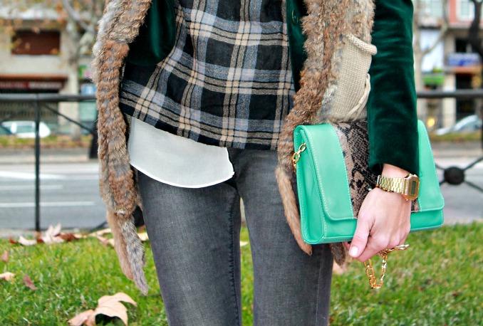 blazer de terciopelo con sorteo de Navidad!