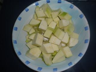 Crema de calabacín, no puré