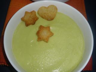 Crema de calabacín, no puré