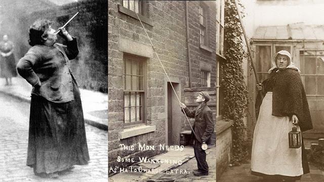 knocker-up, despertadores humanos