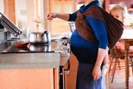 fulares portabebes porteo embarazo espalda