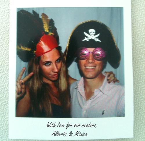 Fotomatón bloguera de moda Mónica Sors y su novio y fotógrafo del blog, Alberto