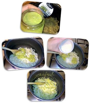 Nidos de espárrago verde y queso con ibérico y bacalao