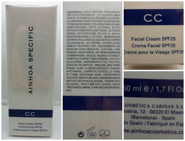 CC Cream de Ainhoa, la primera CC Cream Española.