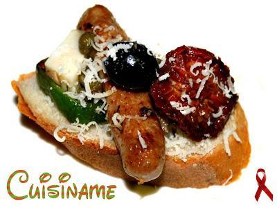 Tapas Originales | Montaditos | Sabrosas Tapas de Salchichas y Parmesano, Montaditos Variados