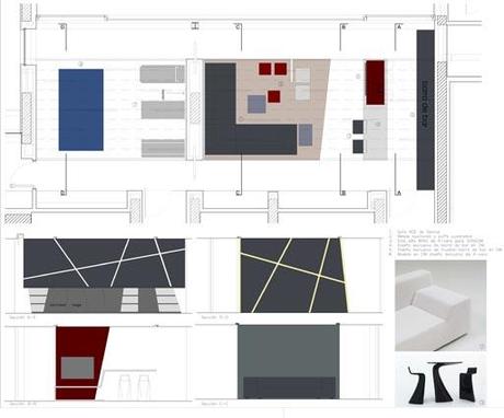 PROYECTO INTERIORISMO PARA LA VIVIENDA DISEÑADA POR A-CERO EN BEIRUT: ZONAS COMUNES