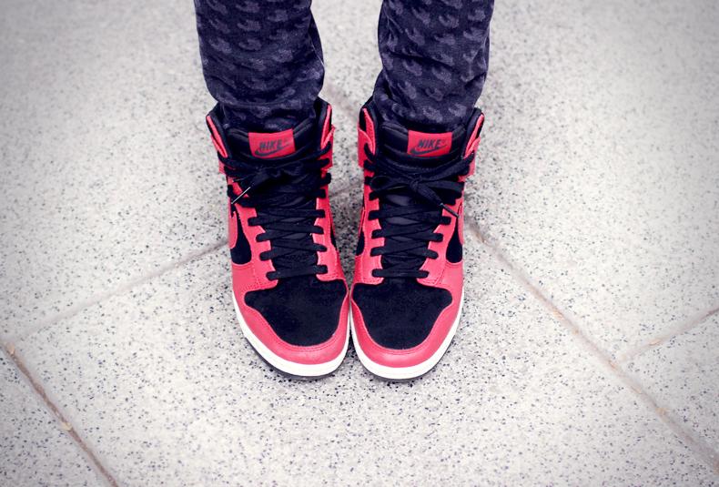 Studded Jacket & Sneakers