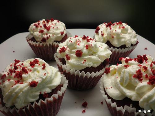 Cupcakes terciopelo rojo