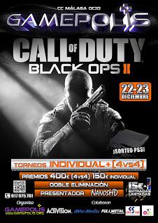 Gamepolis organiza torneos de Call of Duty y FIFA este fin de semana en Málaga