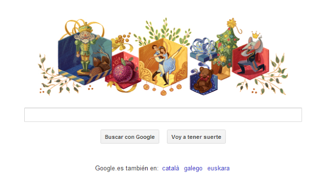 Doodle para el 120 aniversario del ballet de Cascanueces