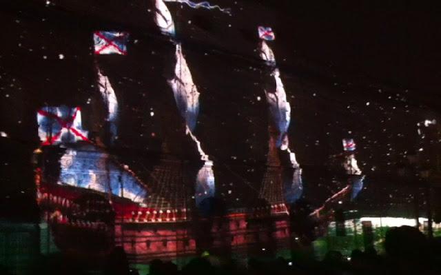 El Mapping navideño del 2012.