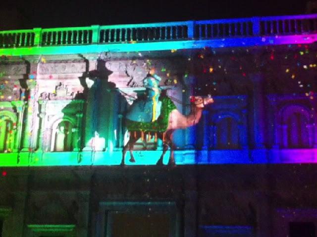 El Mapping navideño del 2012.