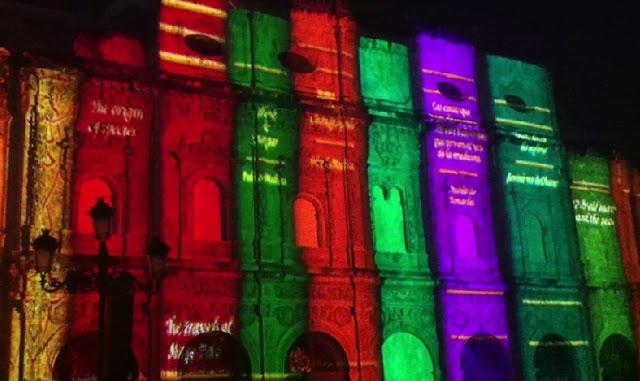 El Mapping navideño del 2012.