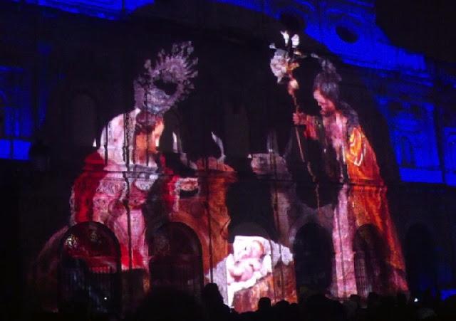 El Mapping navideño del 2012.