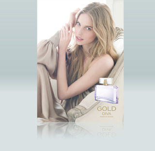 Gold Diva : un perfume, un look.