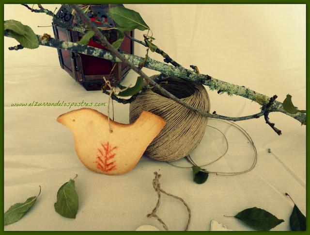 Galletas Pájaros. DÍA 19 Calendario de Adviento'12