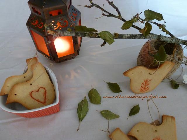 Galletas Pájaros. DÍA 19 Calendario de Adviento'12