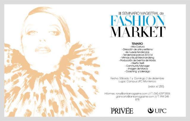 2do. Seminario Magistral Fashion Market! Inscríbete!!!