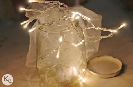 DIY. Mason jar lamp