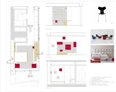 PROYECTO INTERIORISMO PARA LA VIVIENDA DISEÑADA POR A-CERO EN BEIRUT: ZONAS Privadas