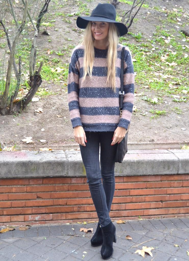 Striped cardigan