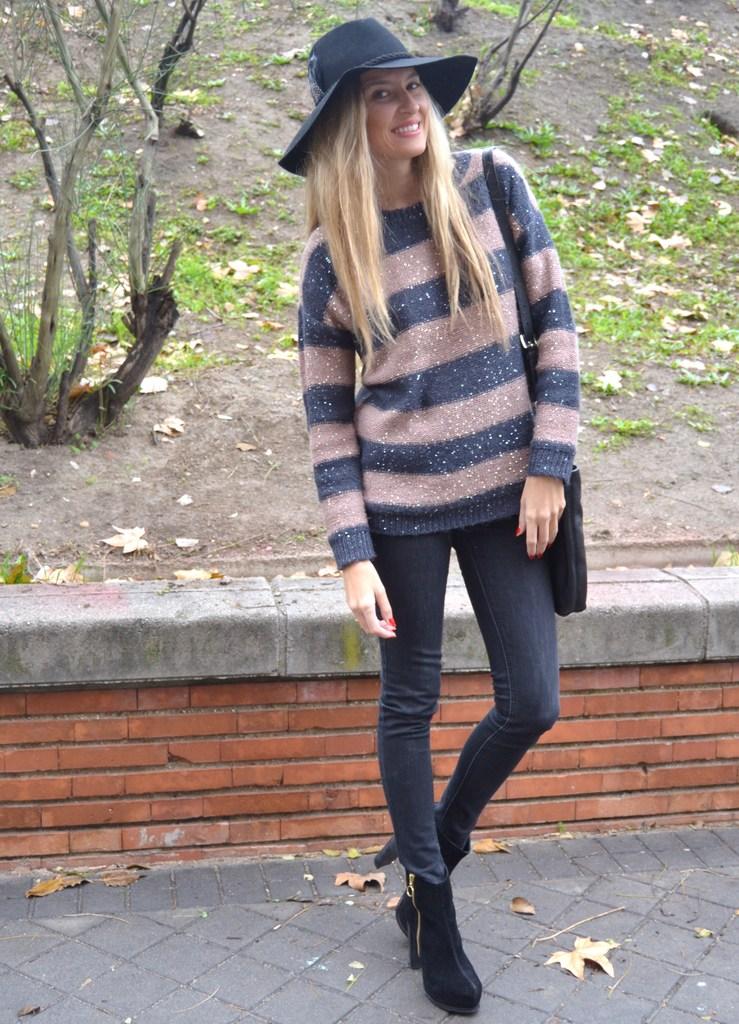 Striped cardigan
