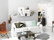 pequeño salón aire industrial