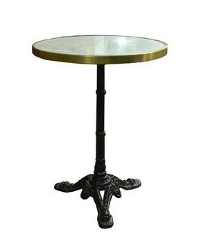 Mesas de cafeterías en hierro para interior y exterior