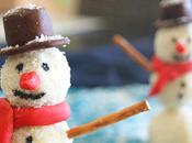 Muñecos nieve unas trufas navideñas)