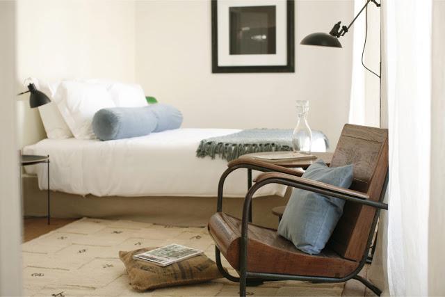 Una casa de huéspedes vintage, muy chic . . .