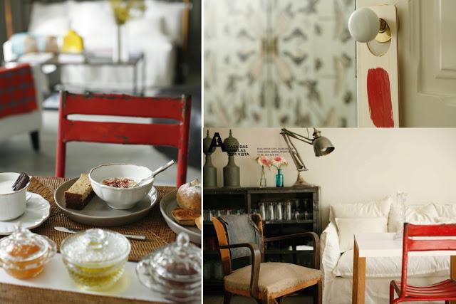 Una casa de huéspedes vintage, muy chic . . .