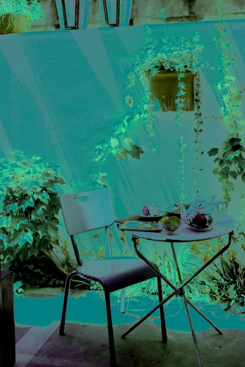 Una casa de huéspedes vintage, muy chic . . .