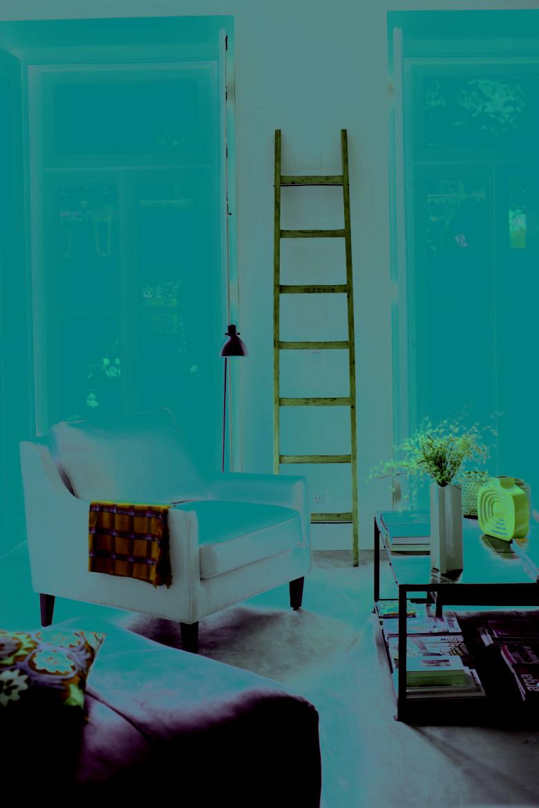 Una casa de huéspedes vintage, muy chic . . .