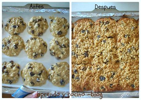 Galletas de ron pasas y avena / Rum Raisin Oatmeal Cookies