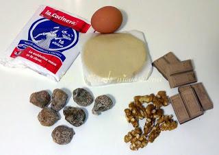 Crujientes de bombon de higos secos con nueces