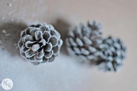 DIY. Winter table setting