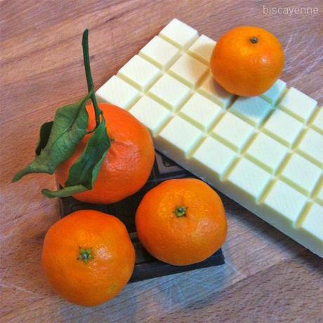 Turrón de mandarina y chocolate blanco a la Gorrotxategi