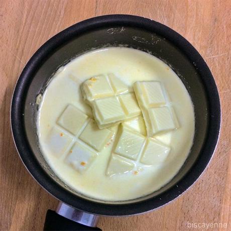Turrón de mandarina y chocolate blanco a la Gorrotxategi