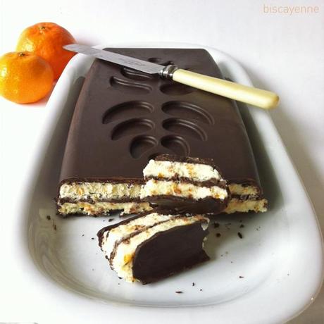 Turrón de mandarina y chocolate blanco a la Gorrotxategi