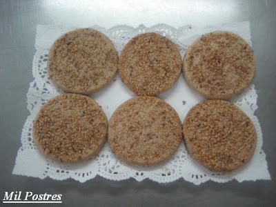 Mantecados de ajonjolí y canela