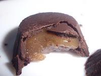 Bombones rellenos de crema de café