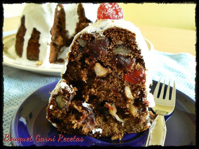 Receta de Navidad. Christmas Cake