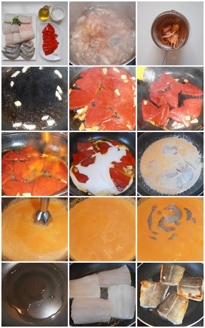 Bacalao en Salsa del Piquillo