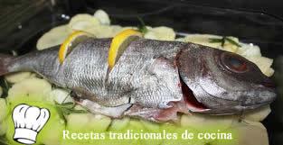 Receta tradicional de besugo al horno