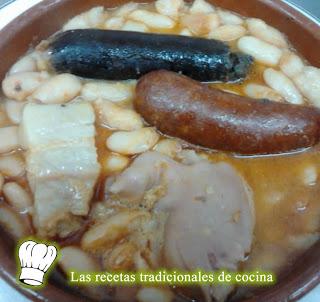Receta de la fabada Asturiana