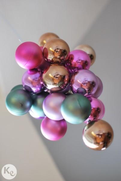 Christmas orgnaments garland