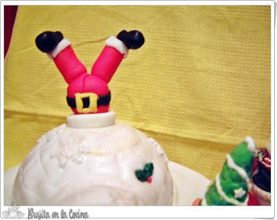 Tarta iglú navidad
